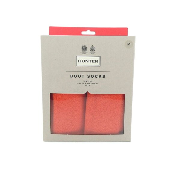 Hunter Original Orange Medium Tall Boot Socks NWT - Picture 1 of 3